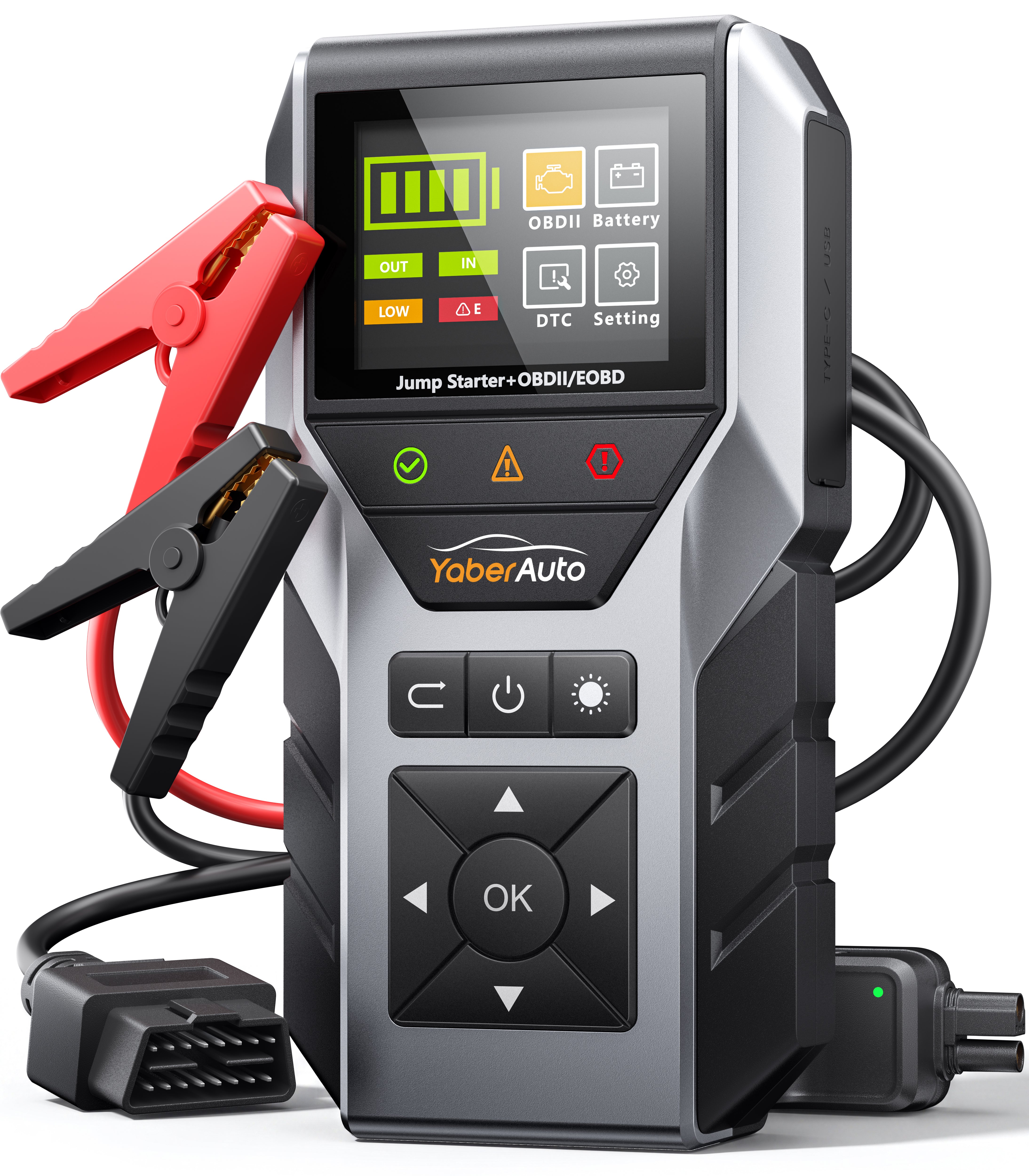 AP04 Jump Starter with OBD2 Scanner