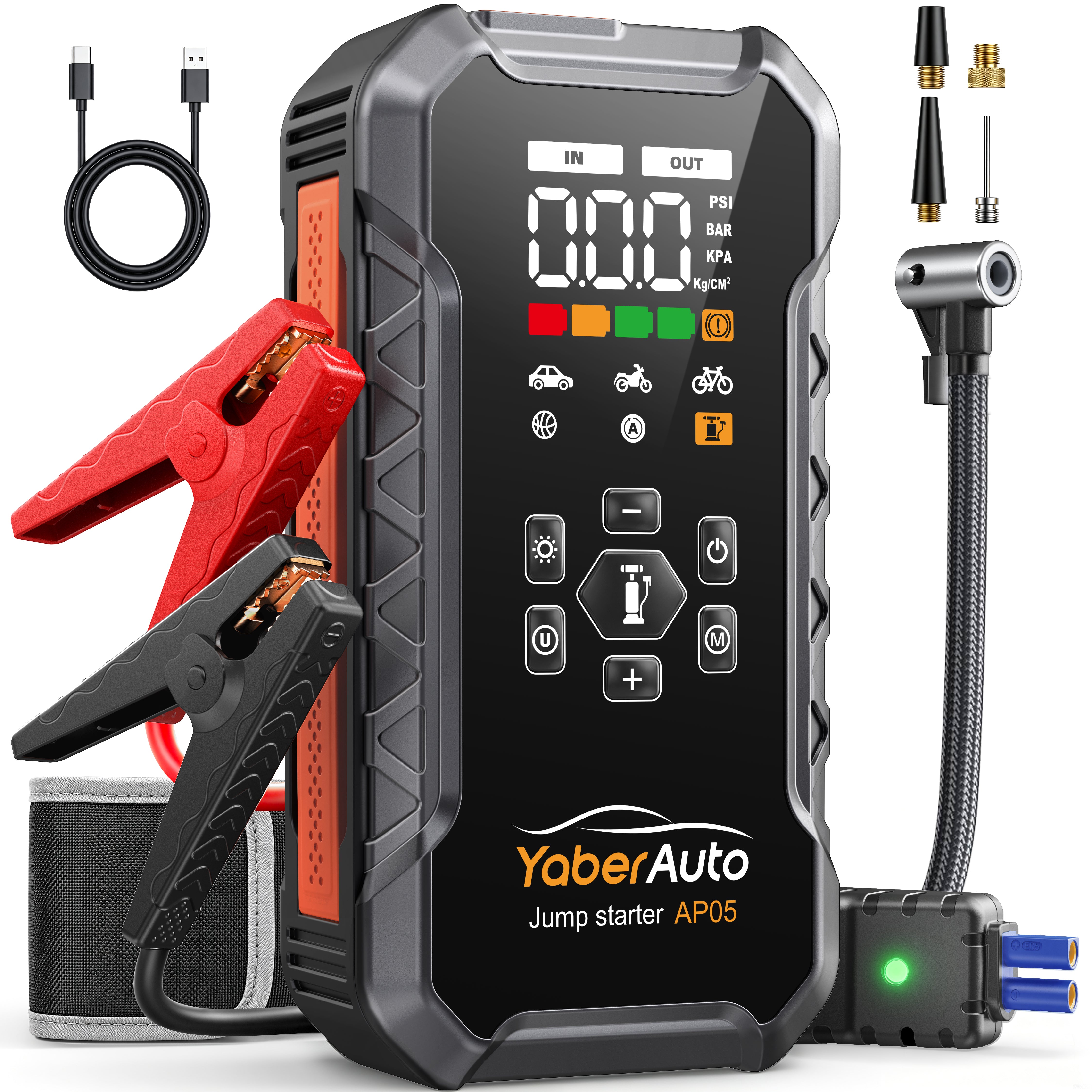 AP05 Jump Starter with Air Compressor