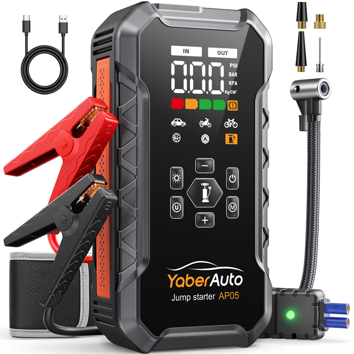 AP05 Jump Starter with Air Compressor